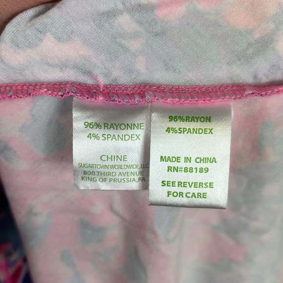 Lilly Pulitzer Dominica dress coco coral crab sz med - Picture 7 of 10